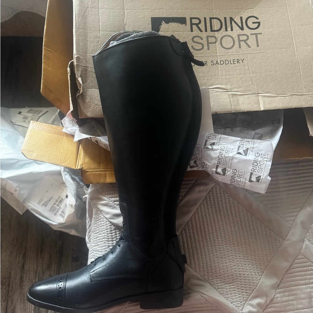 Riding Sport Tall Black Women’s Equestrian Boots